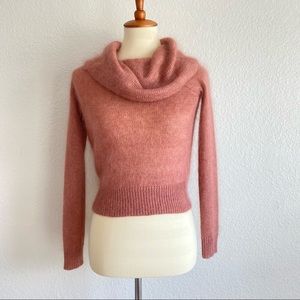 Rag & Bone Mimi off shoulder silk mohair sweater XXS